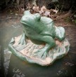 Frog on a Lily Pad at The Sculpture Park