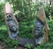 African King and Queen by Joe Mutasa at The Sculpture Park