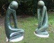 Humble and Showing Respect by Misheck Makaza at The Sculpture Park