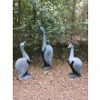 Guinea Fowl Family by Tendai Chipiri at The Sculpture Park