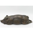 Anon, Laying Pig, Bronze, The Sculpture Park
