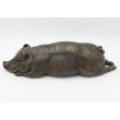 Anon, Laying Pig, Bronze, The Sculpture Park
