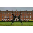 Monumental Boxing Hares by Lucy Kinsella at The Sculpture Park