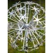 Allium Stem - Silver (close) by Ruth Moilliet at The Sculpture Park
