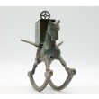 Rocking Horse Box by Noah Taylor, Patinated Brass & Copper, Unique, The Sculpture Park