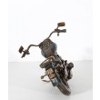 Miniature 'Freedom', Harley Davidson Fatboy by Steve Wood and Clive Morris at the sculpture park