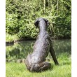 Tanya Russell, Sitting Pointer, Bronze Resin, 80cm high, 46cm wide, 85cm deep