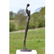 Tanya Russell, Tenderness, Bronze, 78cm high, 18cm wide, 18cm deep