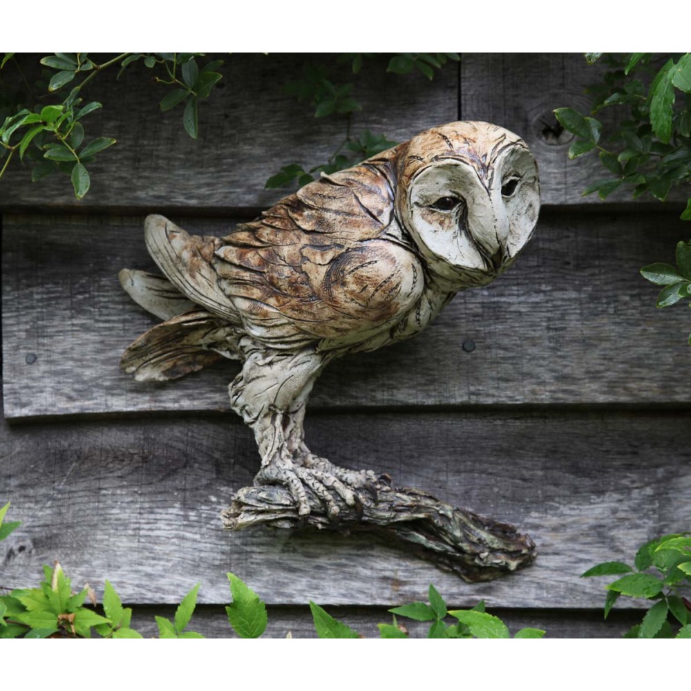 Barn Owl, David Cooke, Ceramic Sculptures