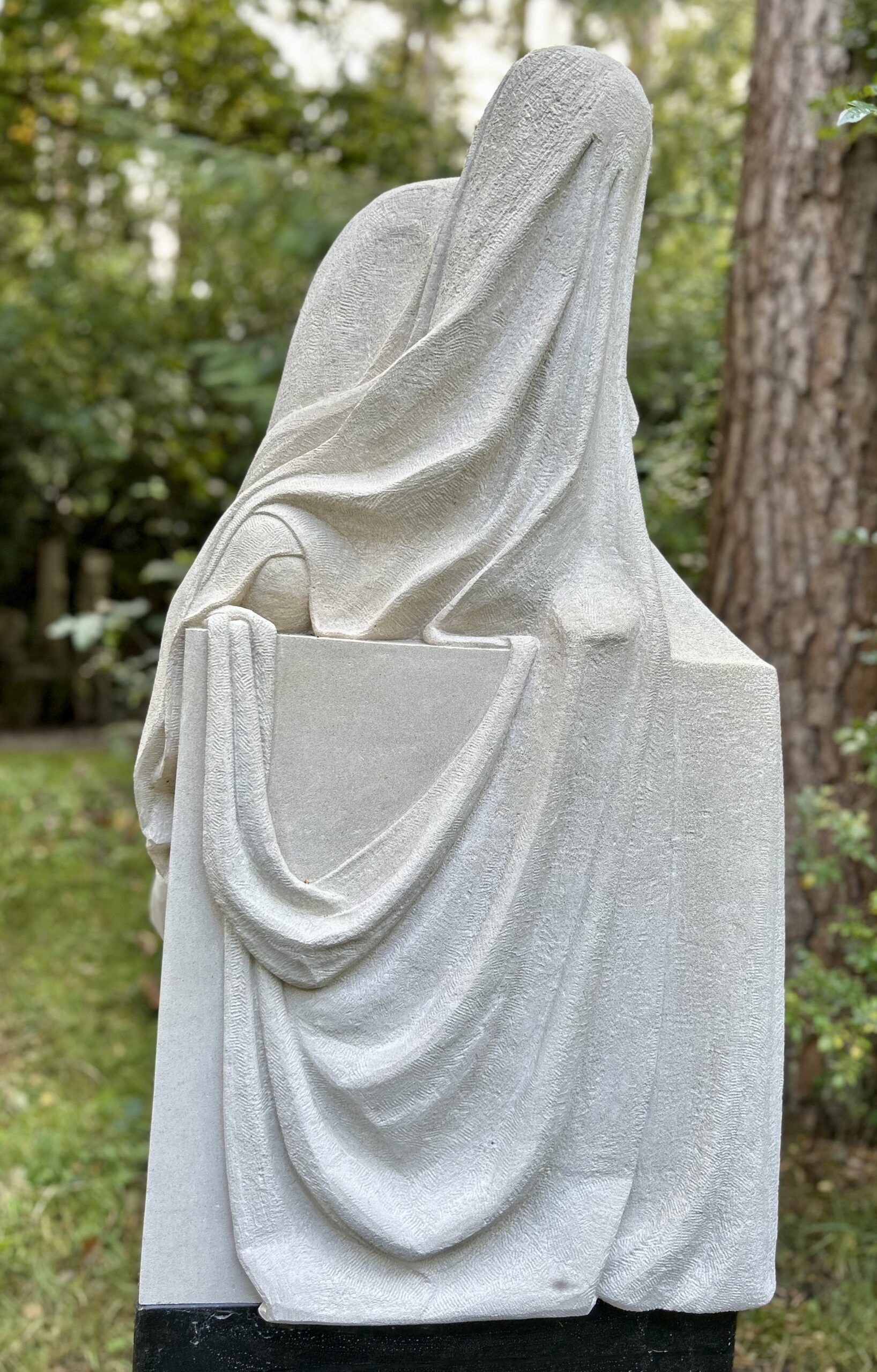Draped Figure Stone Figure