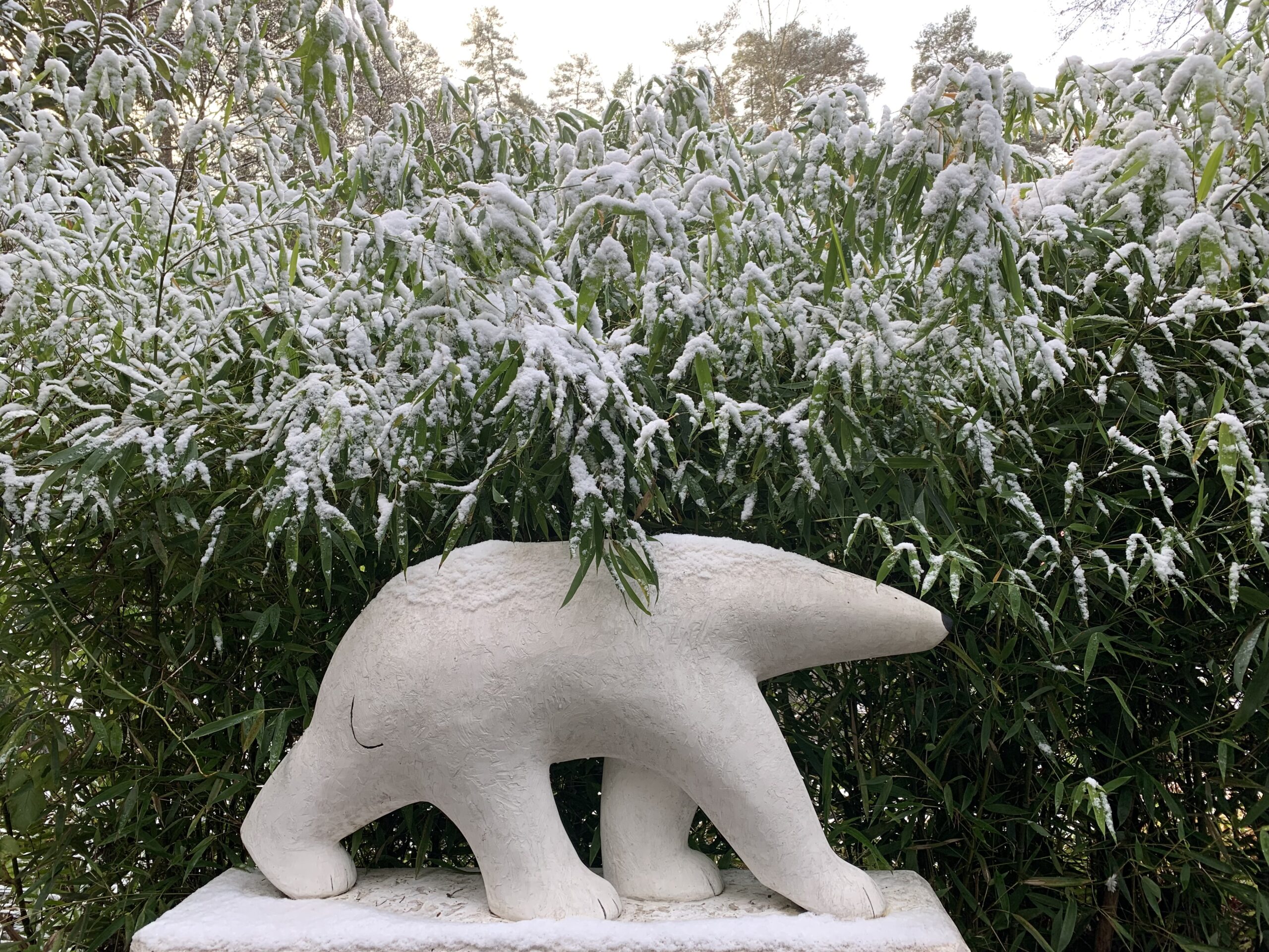 Polar Bear Sculpture at The Sculpture Park